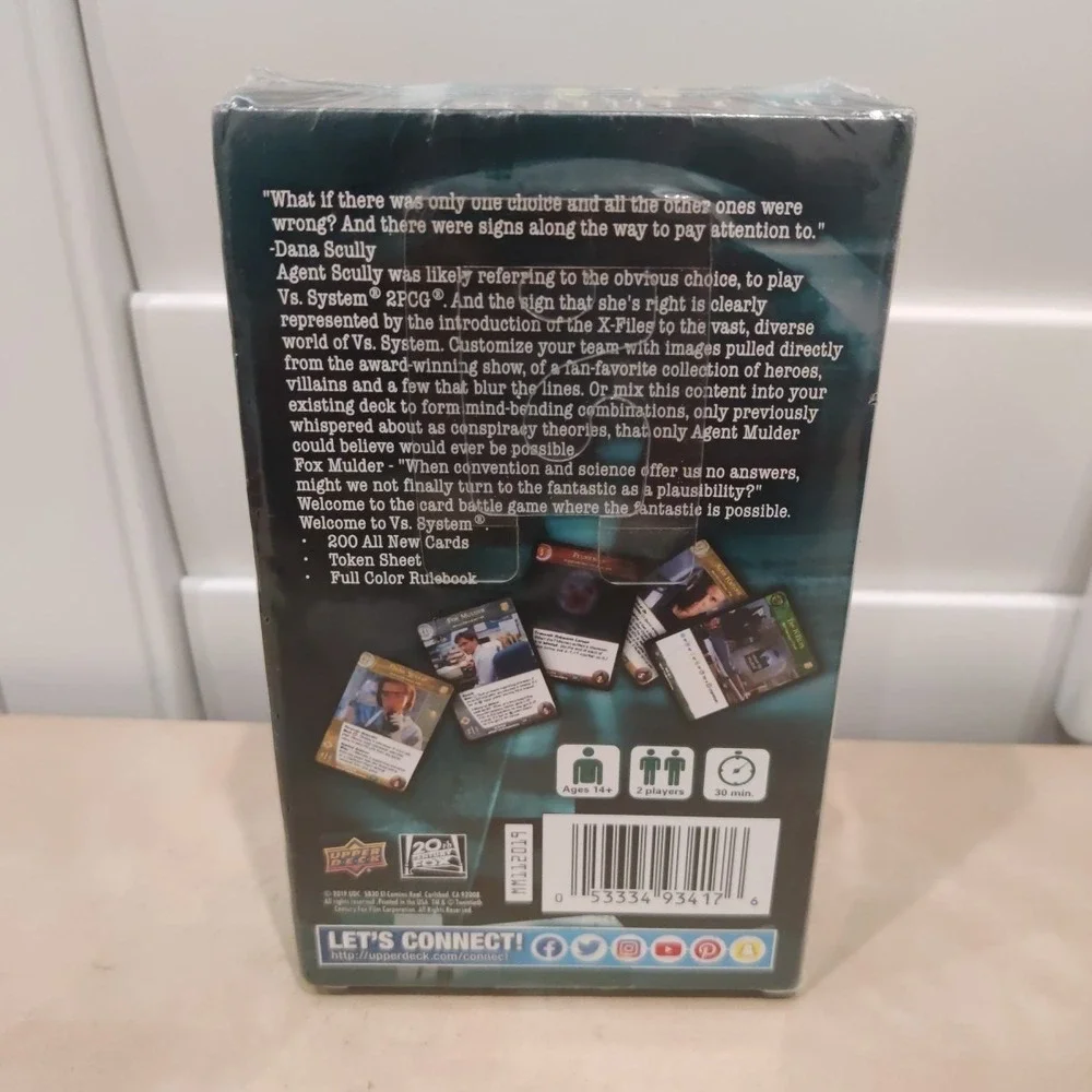 Vs System 2PCG The X Files Battles Upper Deck Vol 2 #10 2019 - New/ Sealed